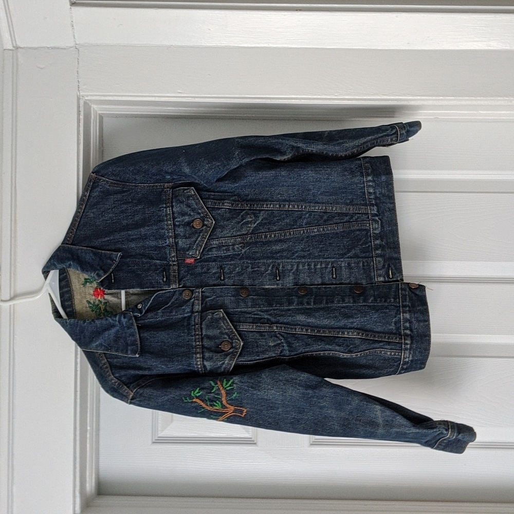 Custom Embroidered Levi's Jacket - image 1